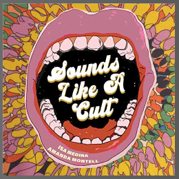A book cover labelled "It Sounds Like a Cult"