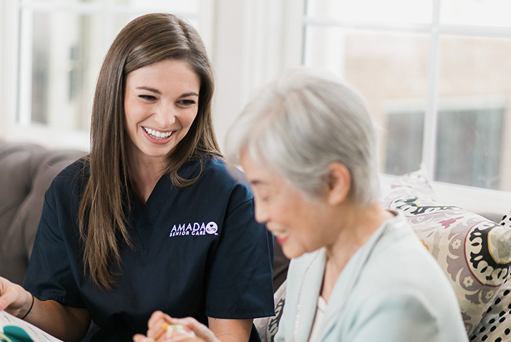 pic1 nurse with an elderly woman
