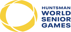 A label for the Huntsman World Senior Games